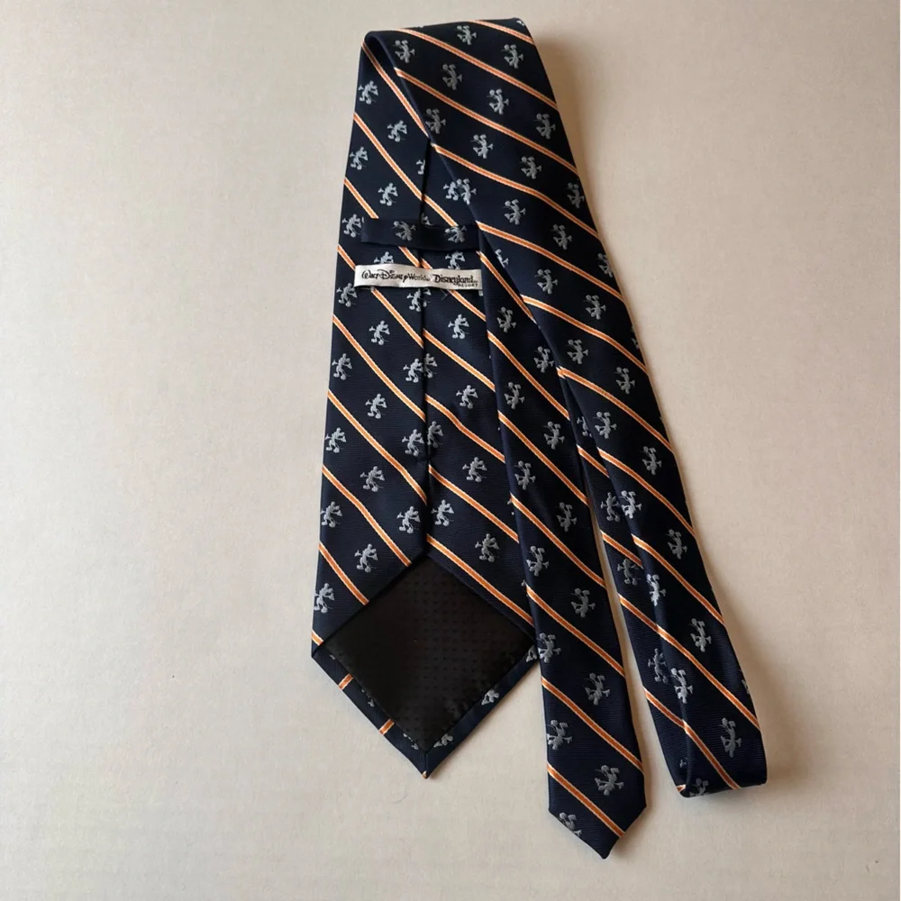 Walt Disney World Men’s‎ 100% Silk Tie Necktie Mickey Mouse Lot Of 2